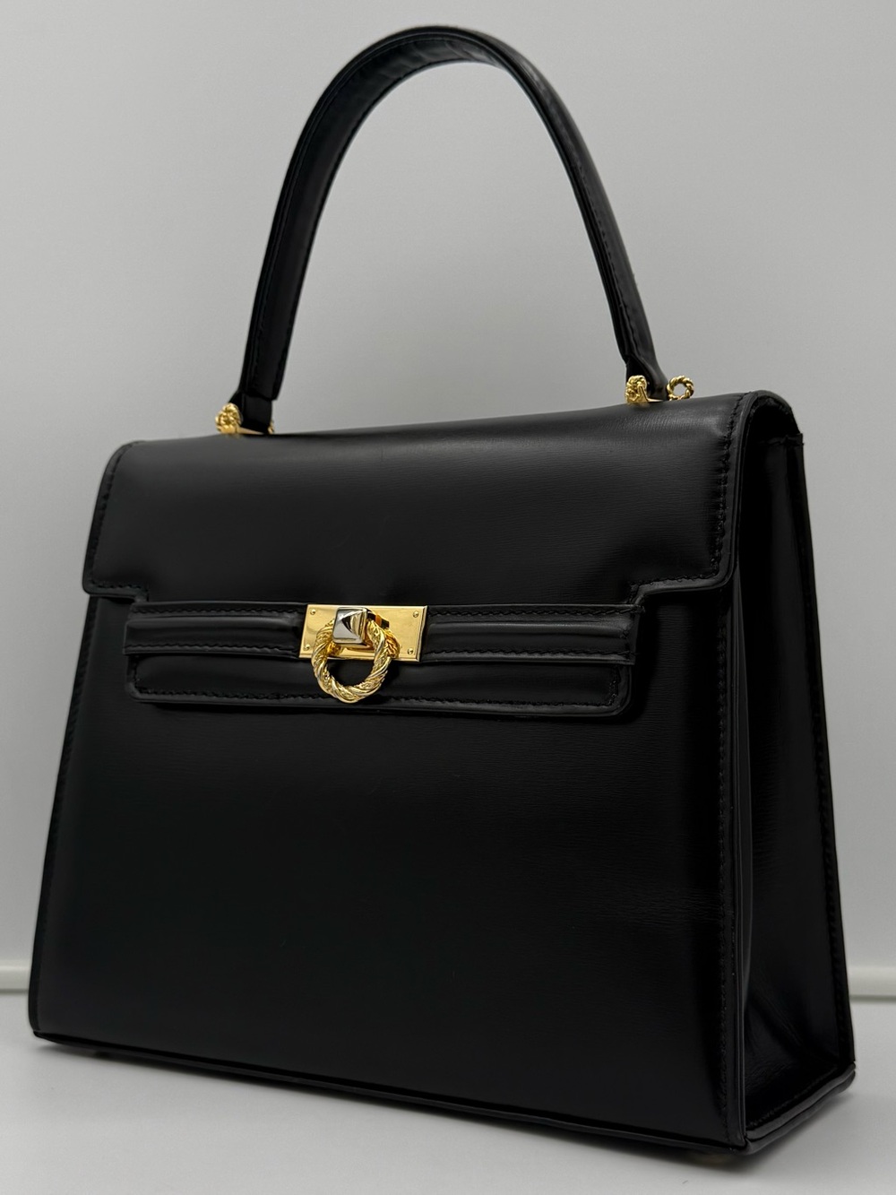 👑LAUNER 1941 LONDON • JULIET 26 Bag • Royal Warrant H.M. QUEEN • Made in ENGLAND - Picture 3 of 16